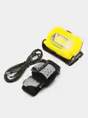 Фонарь налобный Focusray 1057, аккумуляторный, пластик, 3 режима, 3,7V, 770 мАч, 3W