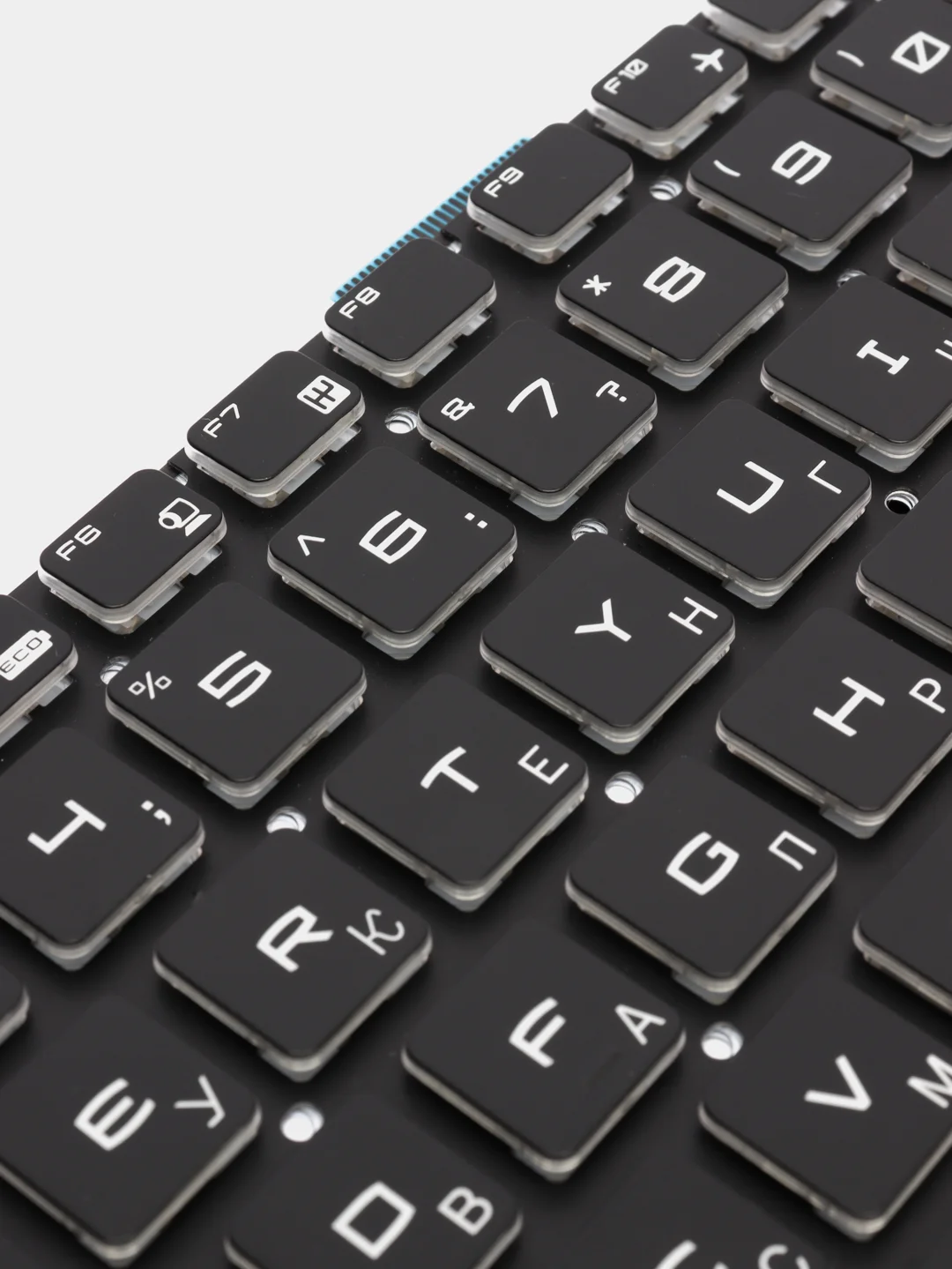 Клавиатура для ноутбука MSI GT72 GS60 GS70 GP62 GL72 GE72, черная, с 7-цветной подсветкой