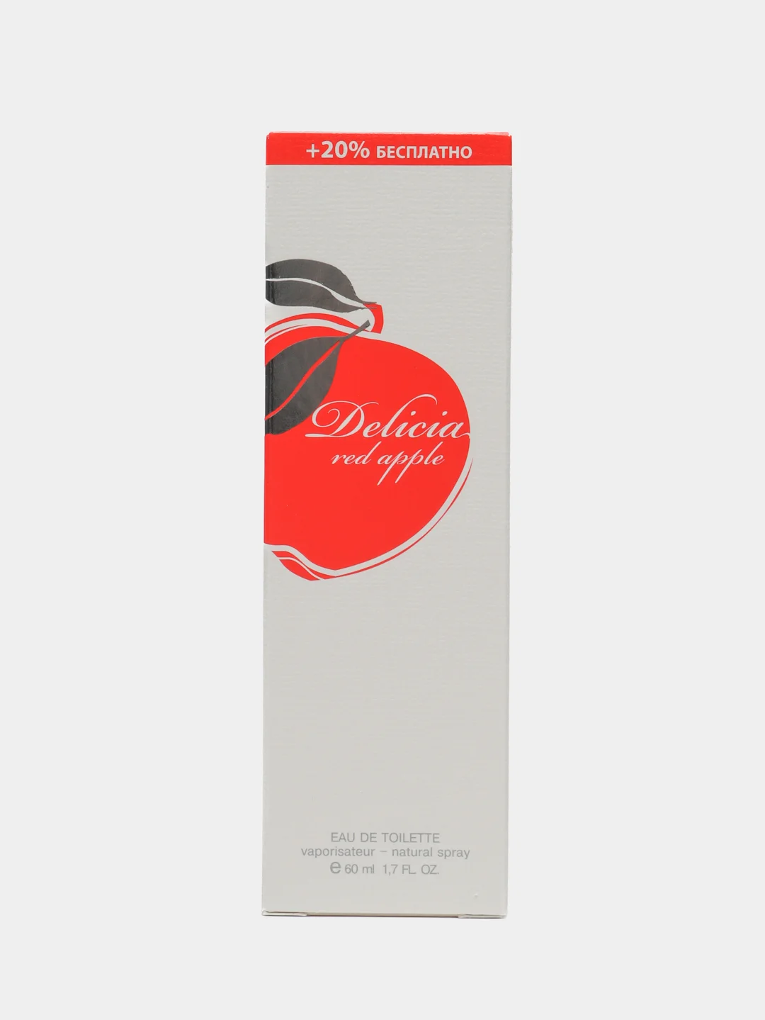 Туалетная вода DELICIA RED APPLE (Делисия Рэд Эппл), женская, 60 мл
