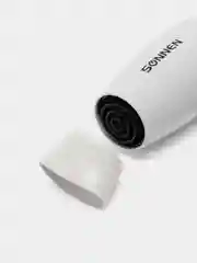 Фен для волос настенный SONNEN, 1200 Вт, пластиковый корпус, 4 скорости, белый, 604197