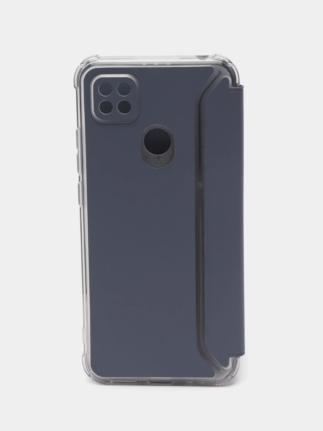 Серебряный чехол-книжка Xiaomi Redmi 10C, Poco C40, 9A,  9C, 10A