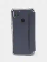 Серебряный чехол-книжка Xiaomi Redmi 10C, Poco C40, 9A,  9C, 10A