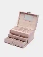 Розовый шкатулка для ювелирных украшений