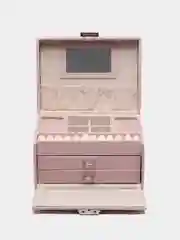 Розовый шкатулка для ювелирных украшений