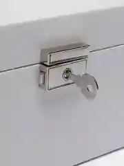 Белый шкатулка для ювелирных украшений