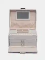 Белый шкатулка для ювелирных украшений