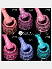 Светоотражающий термо 2 в 1 гель-лак UR SUGAR, цветной, с блестками, меняющий цвет, 7,5 мл