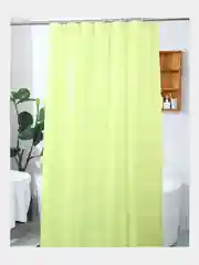 Лимонный штора для ванной комнаты с кольцами, 180 х 180 см
