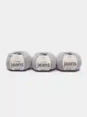 Серый металлик пряжа Джинс Ярн Арт YarnArt Jeans 50 г, 160 м