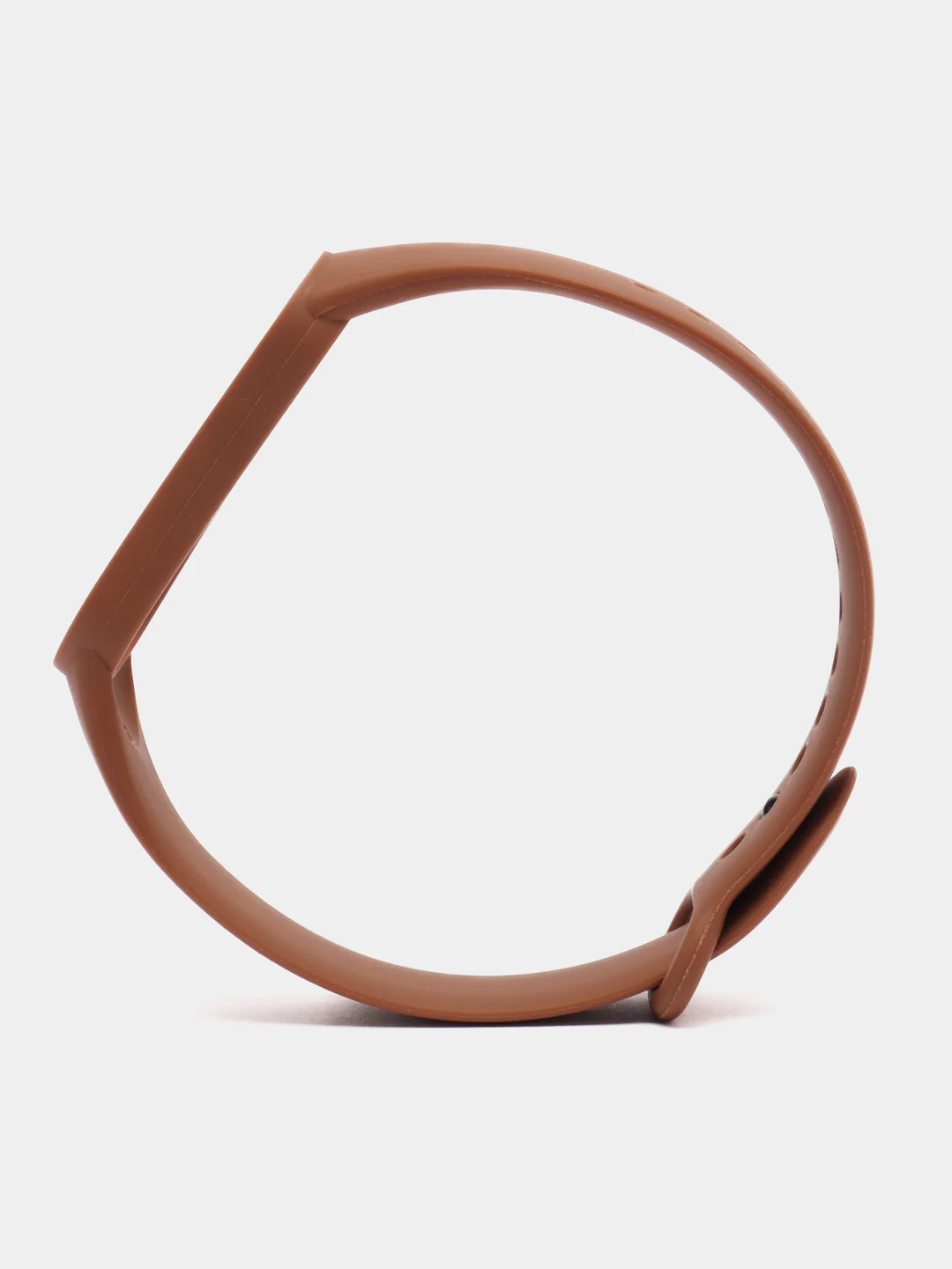 Шоколадный ремешок силиконовый для Mi Band 5/6