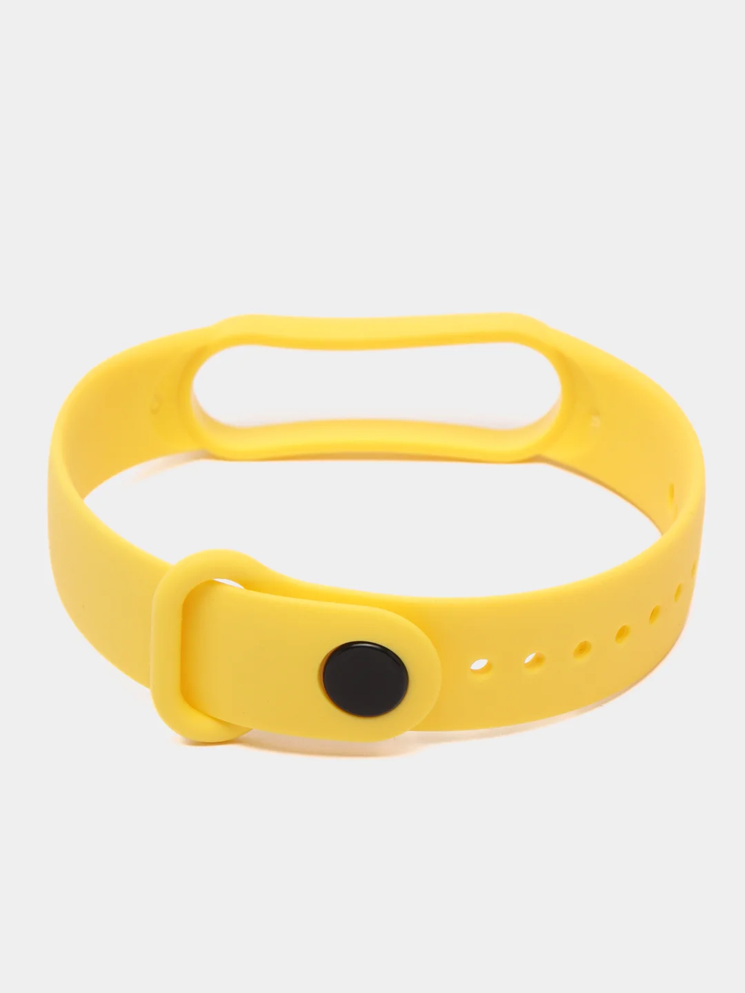 Желтый ремешок силиконовый для Mi Band 5/6