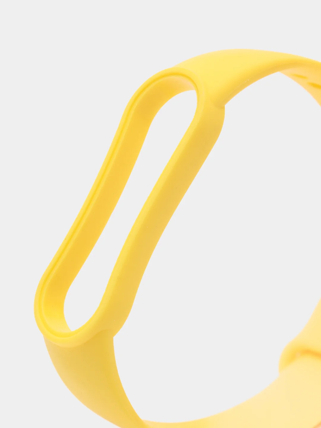 Желтый ремешок силиконовый для Mi Band 5/6