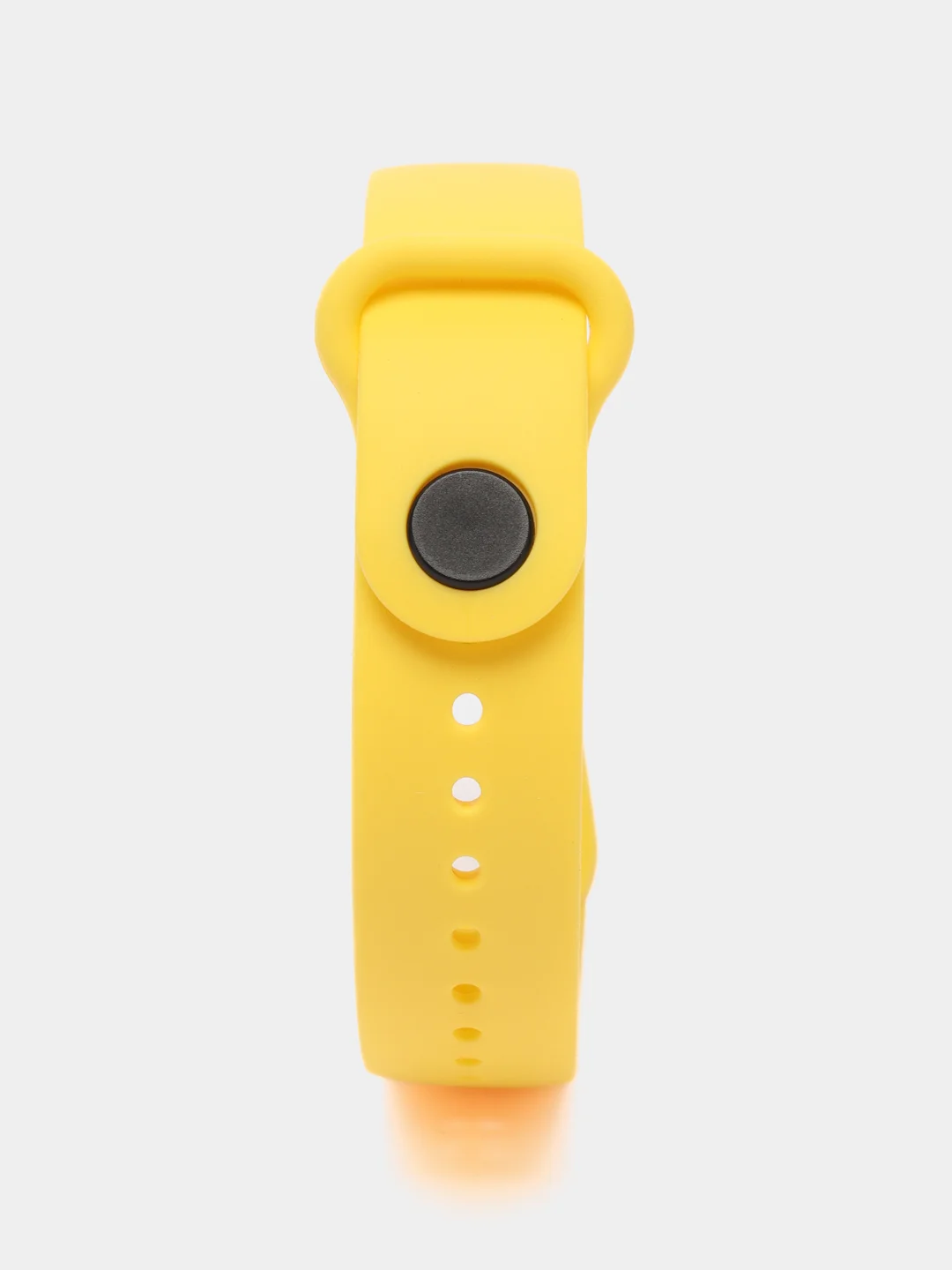 Желтый ремешок силиконовый для Mi Band 5/6