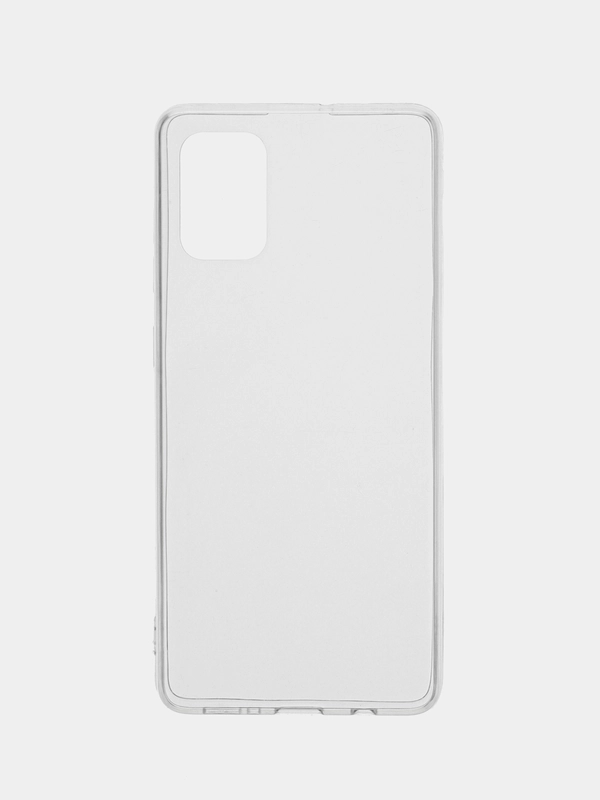Чехол для Samsung A71, прозрачный, силиконовый