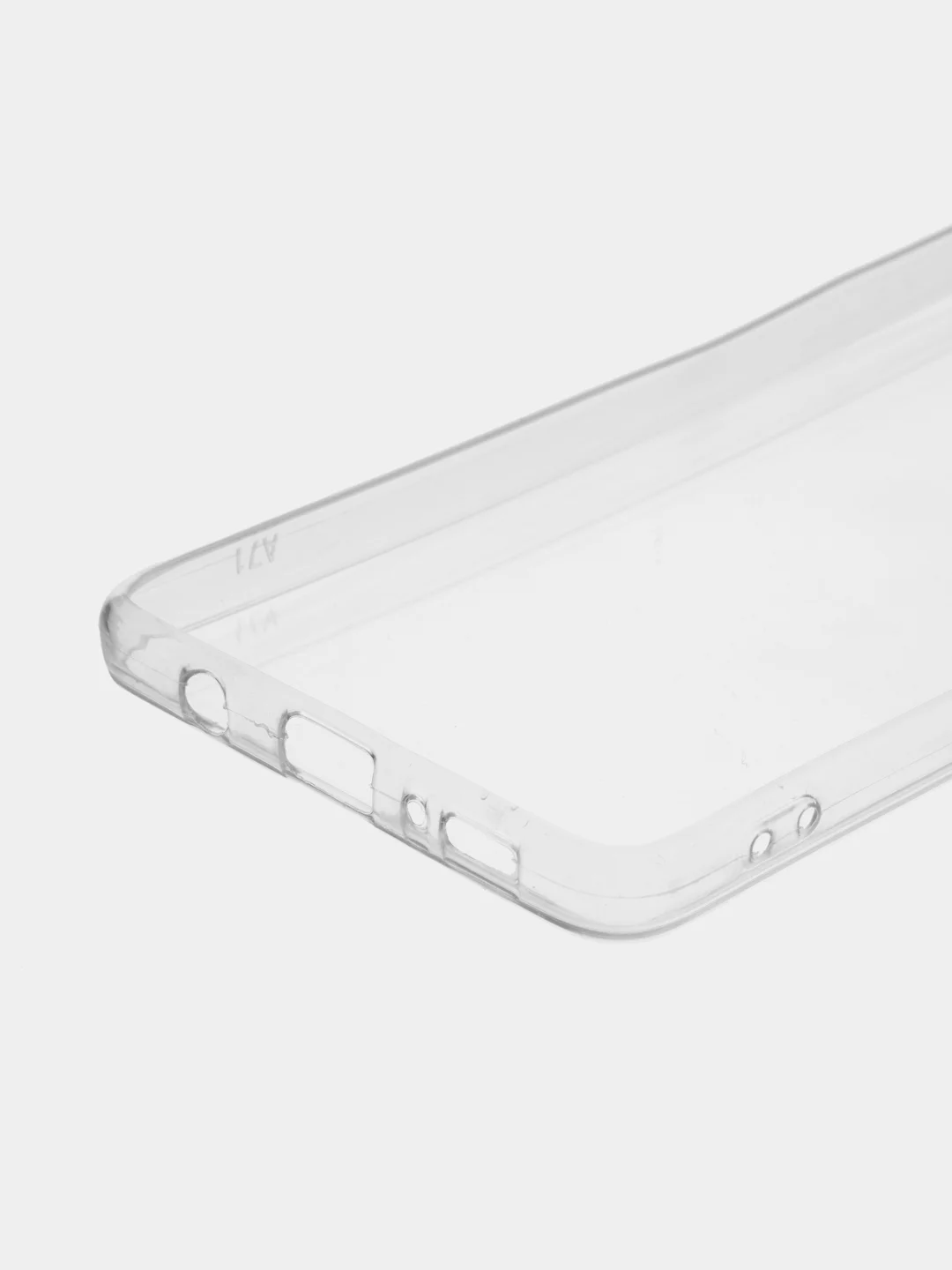 Чехол для Samsung A71, прозрачный, силиконовый