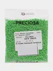 Лазурный бисер чешский Preciosa, 10/0