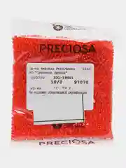 Красный бисер чешский Preciosa, 10/0