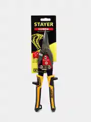 Красный ножницы по металлу STAYER COBRA