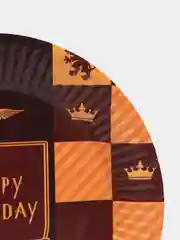 Тарелка бумажная Happy Birthday "Гарри Поттер", набор 6 штук