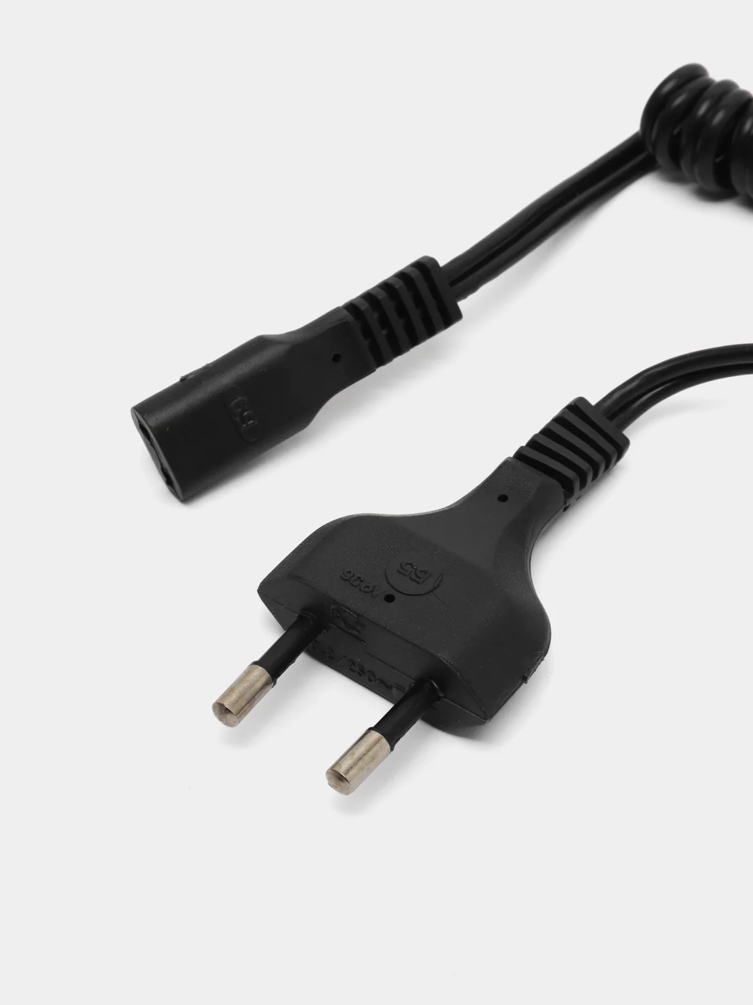Сетевой шнур провод 2 pin, C1, витой кабель для электробритв Агидель, Бердск, питание 220В