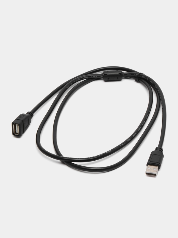 Кабель компьютерный AM-AF штекер-гнездо 1,5м, 3м удлинитель USB 2.0 мама-папа для модема