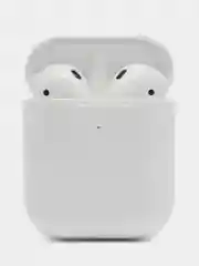 Наушники беспроводные Pods 2 Bluetooth, с анимацией, с микрофоном, беспроводная зарядка