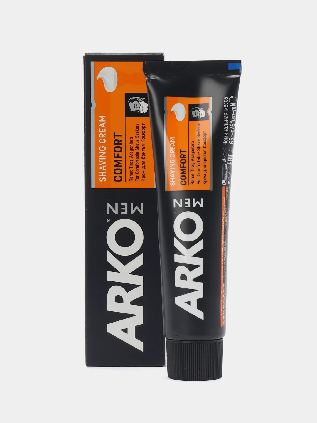 Крем для бритья Arko Max Comfort, тройное действие, 65 г