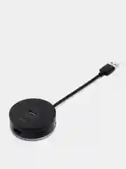 Концентратор Baseus round box HUB adapter (USB3.0 и microUSB), 5 портов