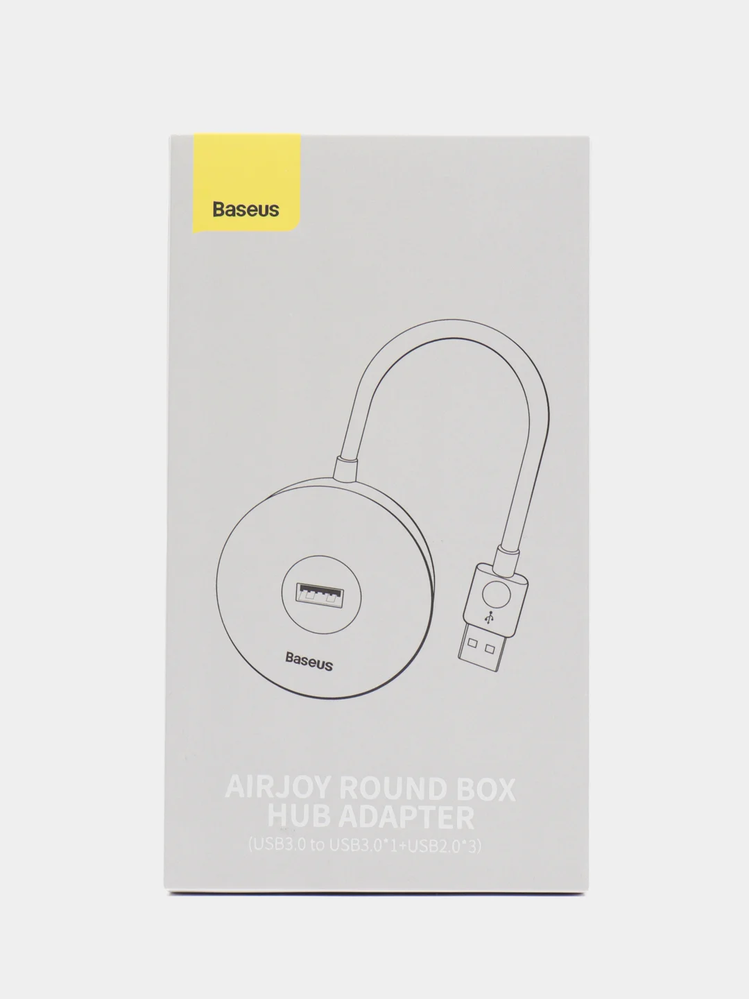 Концентратор Baseus round box HUB adapter (USB3.0 и microUSB), 5 портов