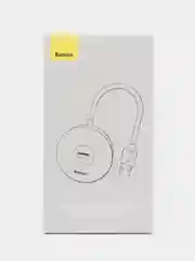 Концентратор Baseus round box HUB adapter (USB3.0 и microUSB), 5 портов