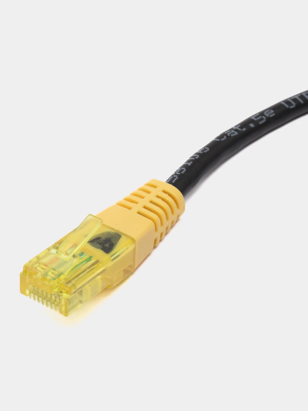 Черный патч-корд RJ45, сетевой интернет-кабель UTP LAN, 2 метра