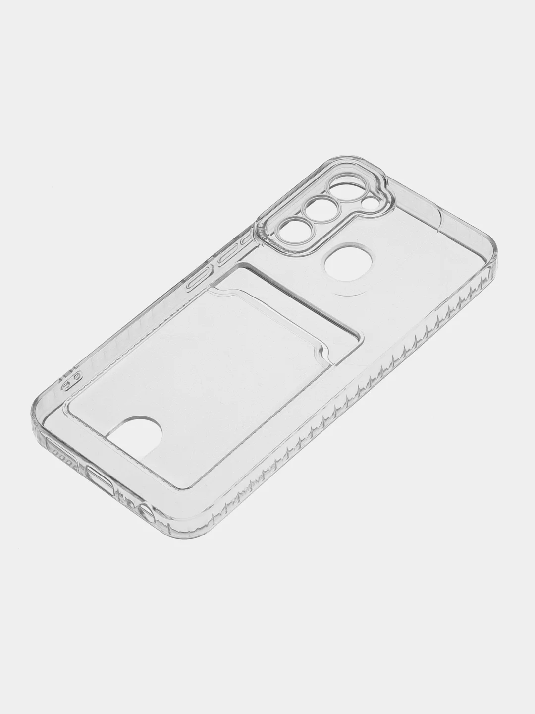 Марсала чехол для Tecno Spark GO 2022, Tecno Spark 8C, прозрачный с карманом для карты