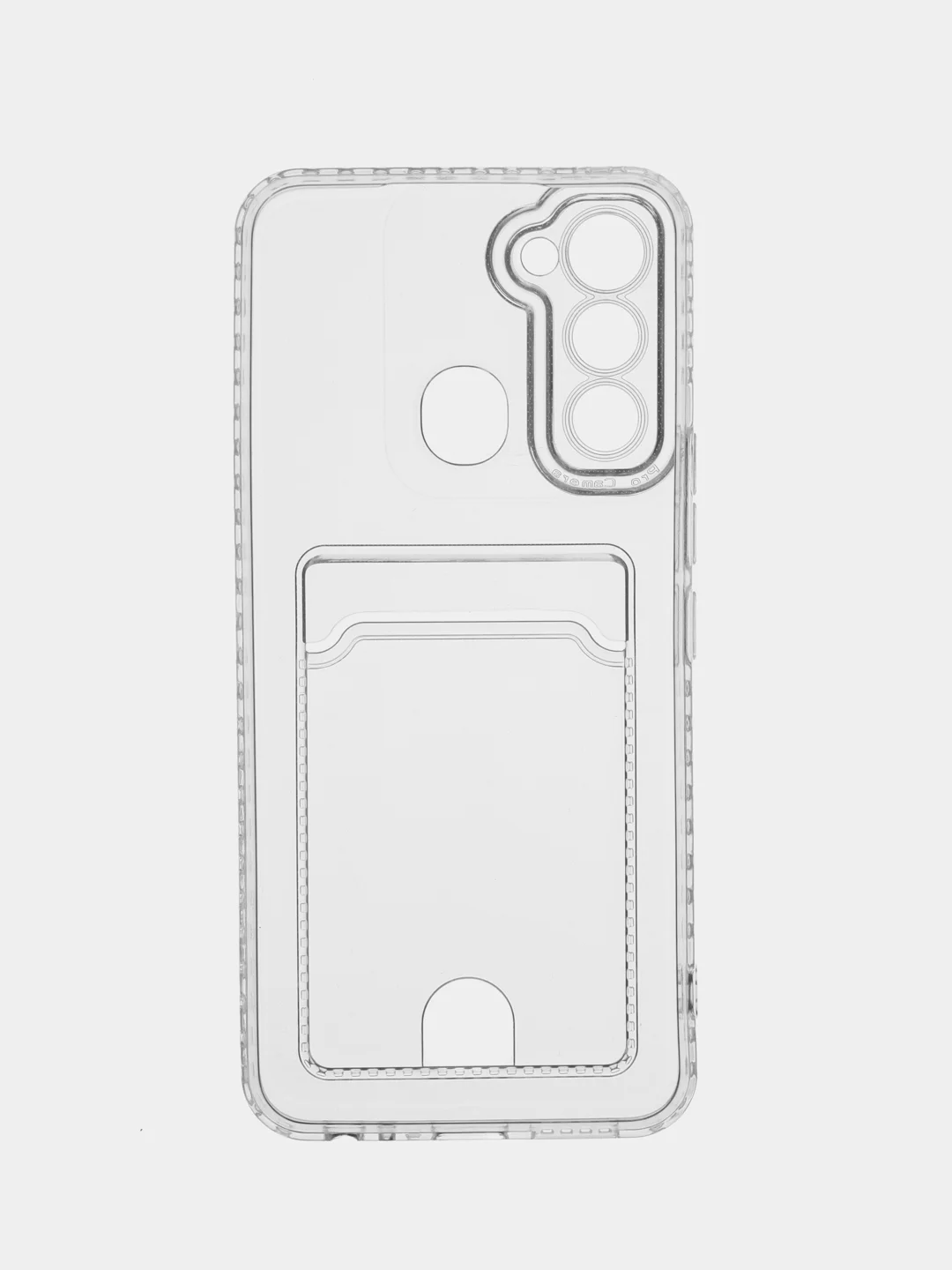 Марсала чехол для Tecno Spark GO 2022, Tecno Spark 8C, прозрачный с карманом для карты