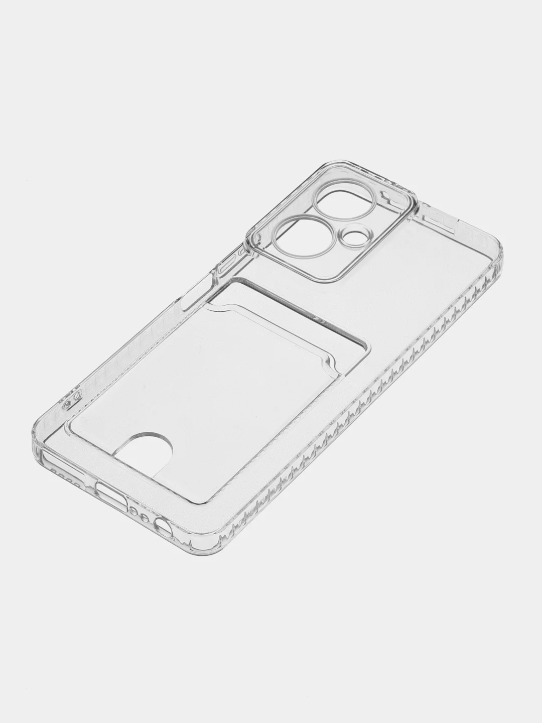 Марсала чехол для Tecno Camon 19 / 19 Pro 5G, прозрачный, с карманом для карты