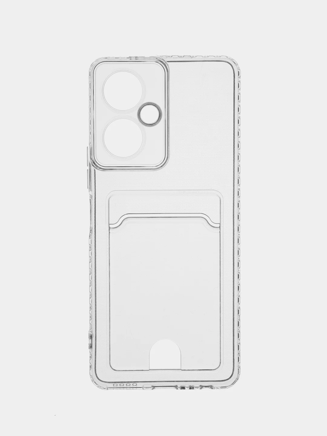Марсала чехол для Tecno Camon 19 / 19 Pro 5G, прозрачный, с карманом для карты