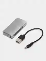 Серебряный электронная зажигалка с USB зарядкой