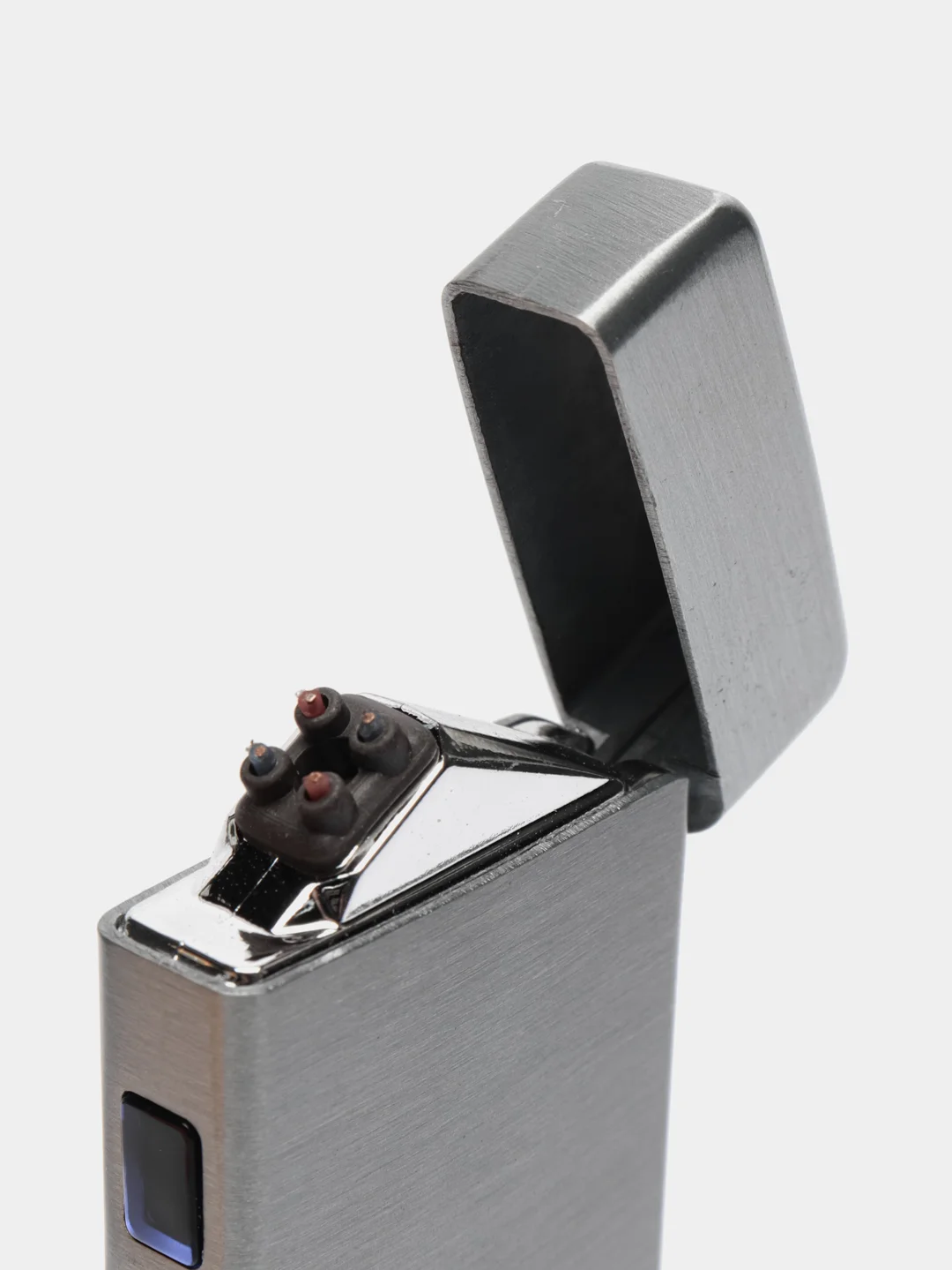 Серебряный электронная зажигалка с USB зарядкой