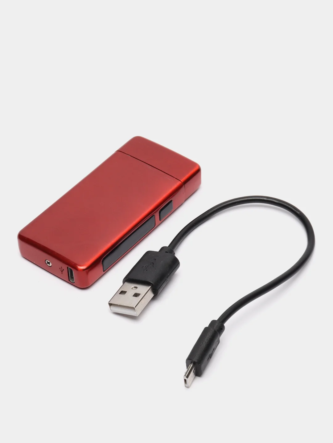Красный электронная зажигалка с USB зарядкой