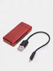 Красный электронная зажигалка с USB зарядкой