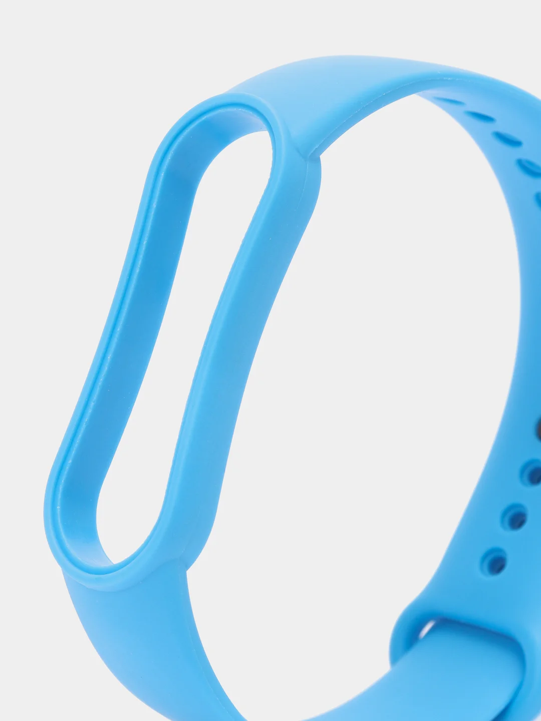 Синий ремешок силиконовый для Mi Band 5/6