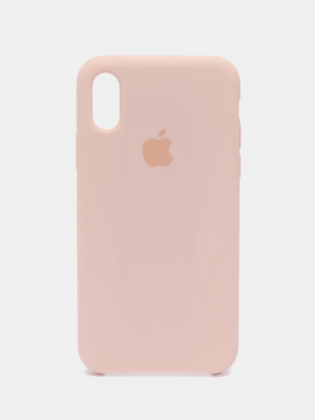 Кремовый чехол силиконовый iPhone 6/6S, 7/8/SE 2020, Plus, X/XS, XR, 11, 12, Pro, Max