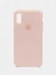Кремовый чехол силиконовый iPhone 6/6S, 7/8/SE 2020, Plus, X/XS, XR, 11, 12, Pro, Max