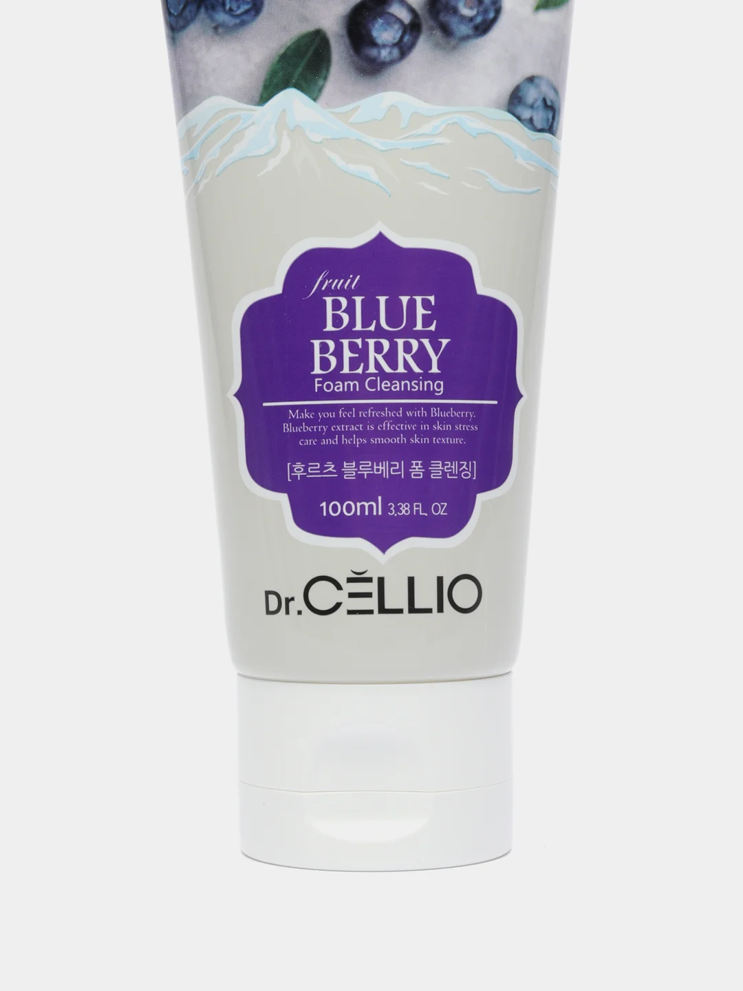 Пенка для лица с экстрактом черники Dr.CELLIO G70 FRUIT BLUEBERRY FOAM CLEANSING, 100 мл