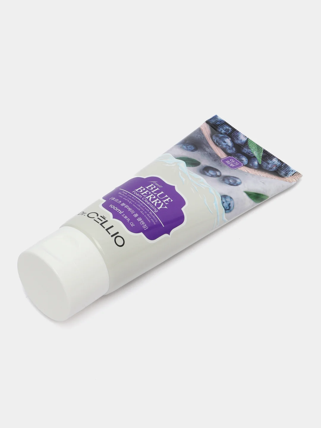 Пенка для лица с экстрактом черники Dr.CELLIO G70 FRUIT BLUEBERRY FOAM CLEANSING, 100 мл