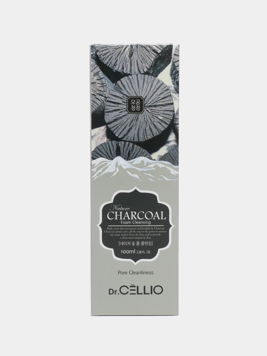 Пенка для лица древесным углем Dr.CELLIO G70 NATURE CHARCOAL FOAM CLEANSING, 100 мл