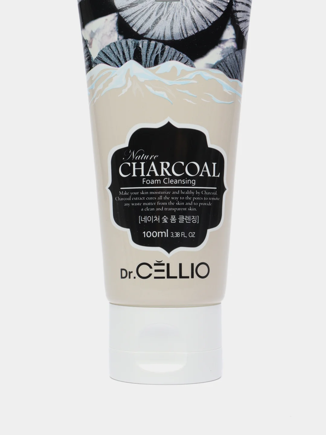 Пенка для лица древесным углем Dr.CELLIO G70 NATURE CHARCOAL FOAM CLEANSING, 100 мл