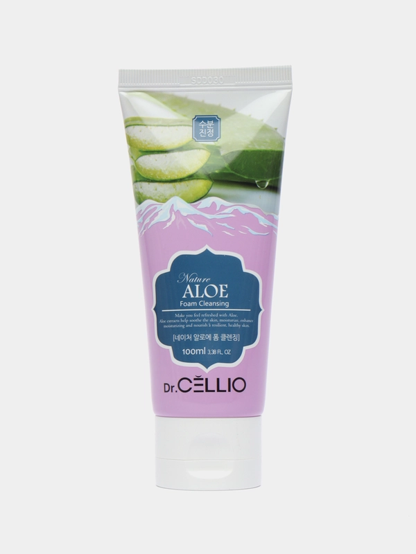 Пенка для лица с алоэ Dr.CELLIO G70 NATURE ALOE FOAM CLEANSING, 100 мл