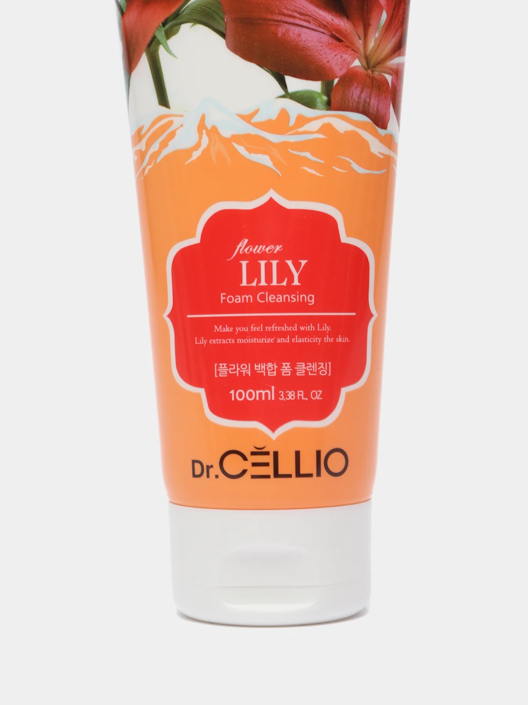 Пенка с экстрактом лилии Dr.CELLIO G70 FLOWER LILY foam cleansing, 100 мл