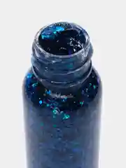 Синий глиттер - гель для лица, тела и волос, блестки Handaiyan Glitter