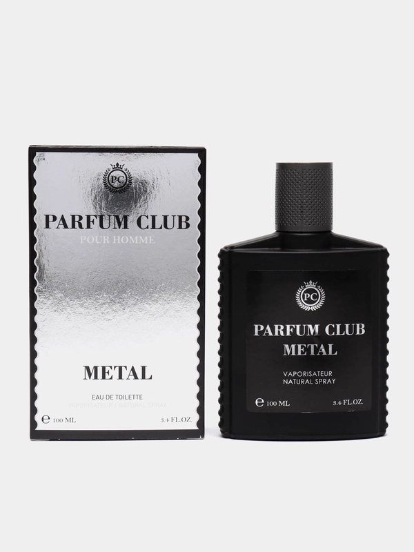Туалетная вода для мужчин Parfum Club Metal, 100 мл